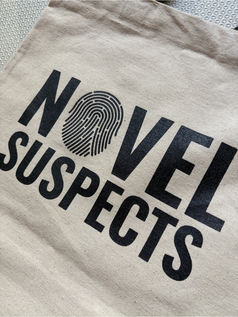 Novel Suspects Tote Bag (NWOT) - Picture 2 of 3